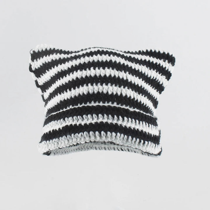 Women Girls Autumn Winter Cute Cat Ears Cap