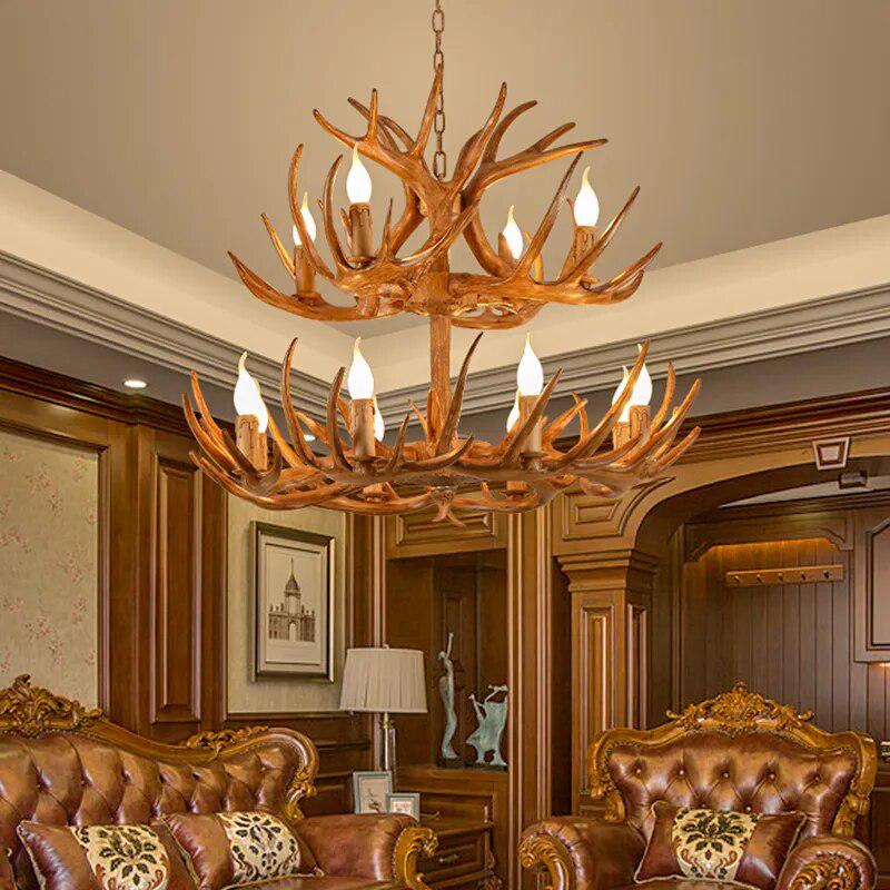 Chandelier Restaurant Pendant Lamp-Light Fixtures-Arlik interiors