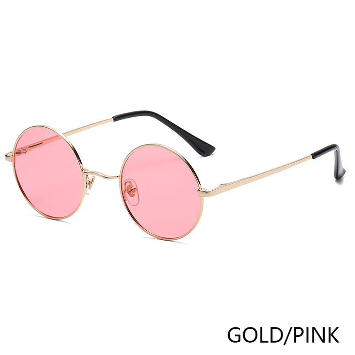 Retro Round Polarized Sunglasses | UV400 Metal Frame Unisex