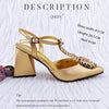 Gold Color African Ladies Shoes And Bag Set-Shoes-Bennys Beauty World