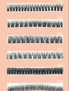 Hand Made Eyelash Extension Segmented Flase Lashes