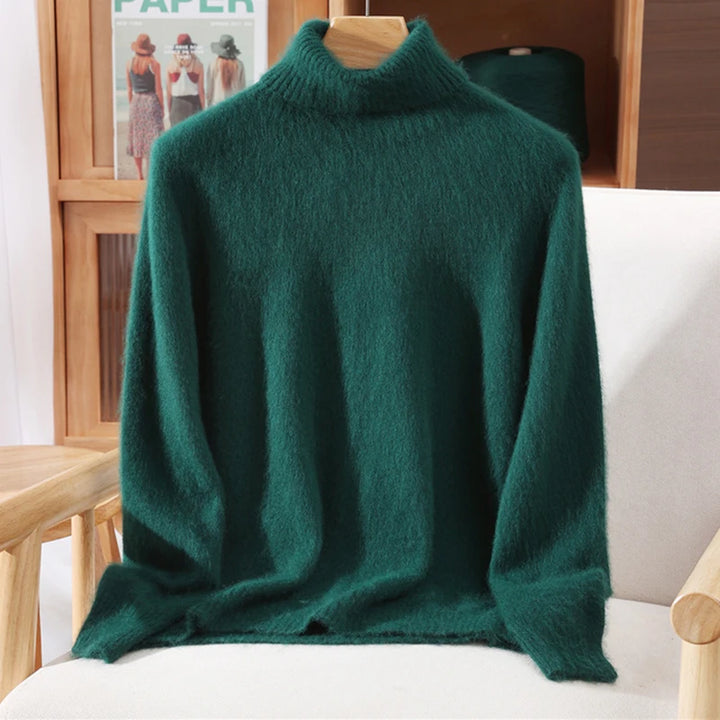 Women’s Cashmere High-Lapel Sweater