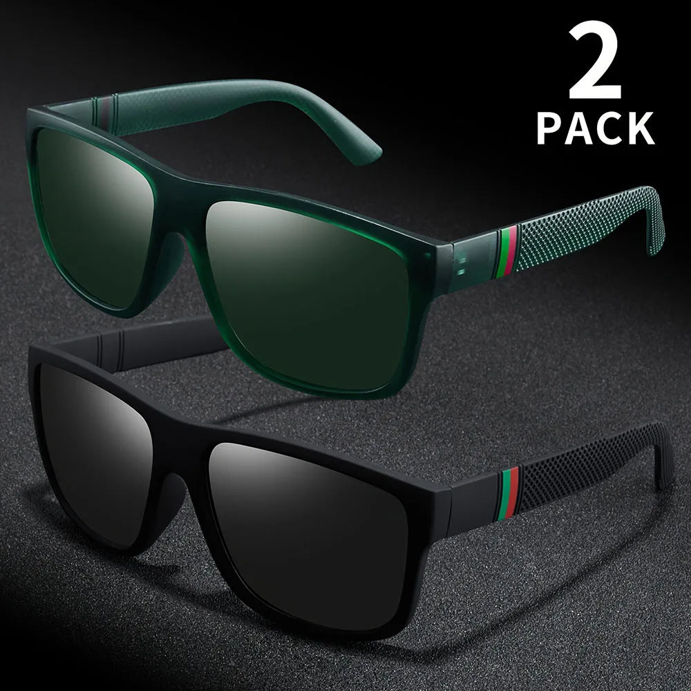 Polarized Square Sunglasses | TAC Lens Sporty Driving Eyewear