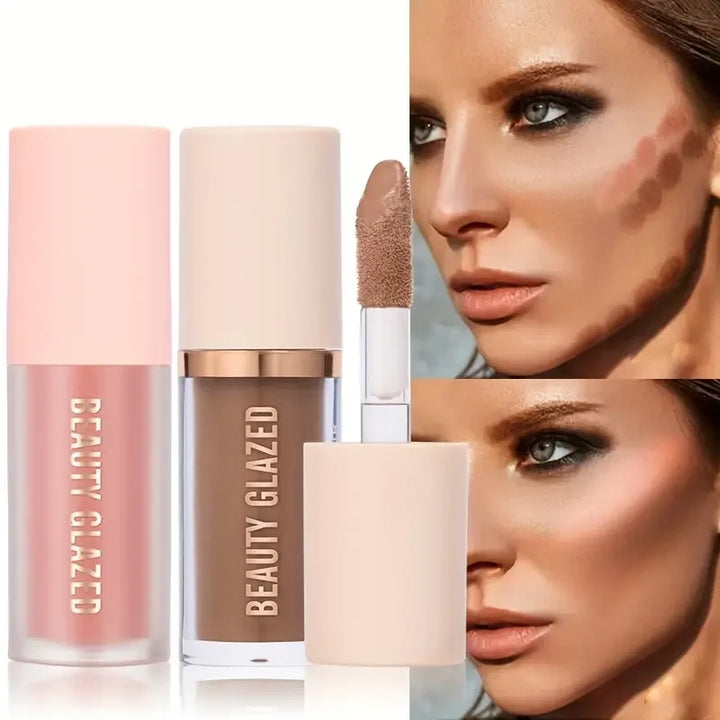 Liquid Blush Contour, Matte, Lightweight Waterproof Facial Base