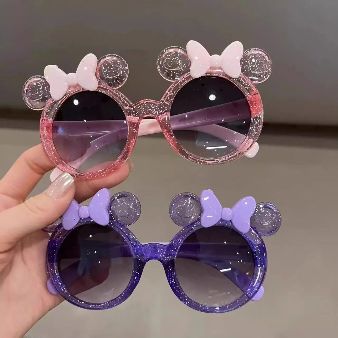 Winful Crystal Bow Sunglasses for Girls – UV400 Kids Eyewear
