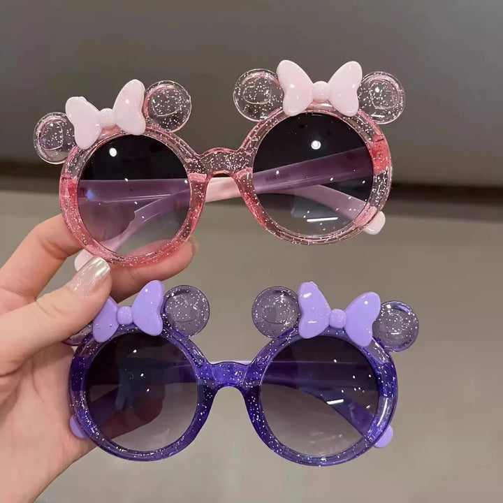 Winful Crystal Bow Sunglasses for Girls – UV400 Kids Eyewear
