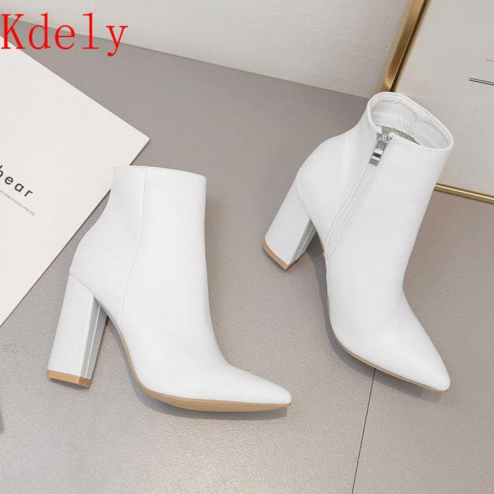 Women's High Heel Boots-Shoes-Bennys Beauty World