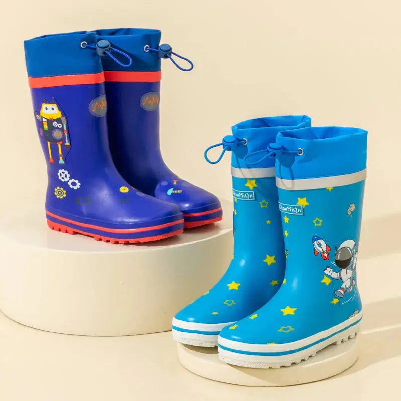 Durable Anti-Slip Rain Boots for Kids Fashionable Cartoon Boots-Shoes-Bennys Beauty World