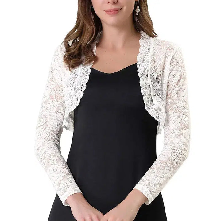 Women Floral Lace Cardigan Jackets