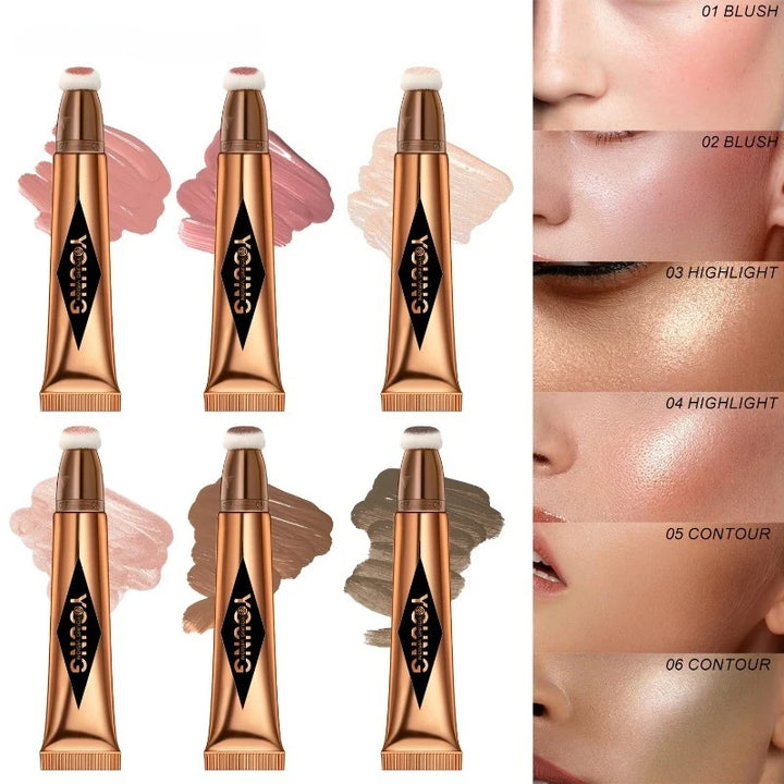 Multifunctional Liquid Blush Face Contour Highlight Eye Shadow