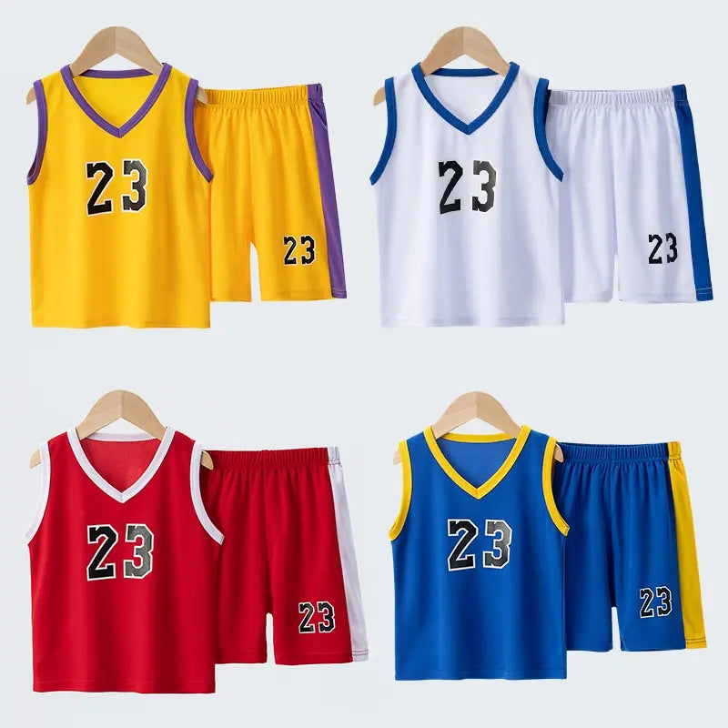 2/4 Pieces Of Summer Children's Quick-drying Kids Sports Outfit-Outfit Sets-Bennys Beauty World