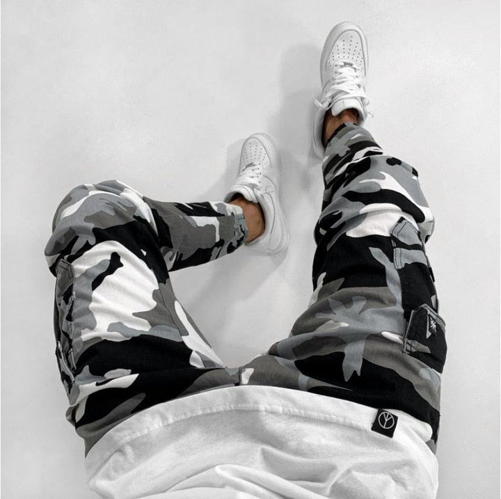 Men Pants Fashion Men Casual Pants Stretchy Demin Skinny Pants-pants-Bennys Beauty World