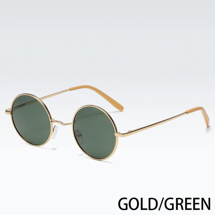 Retro Round Polarized Sunglasses | UV400 Metal Frame Unisex