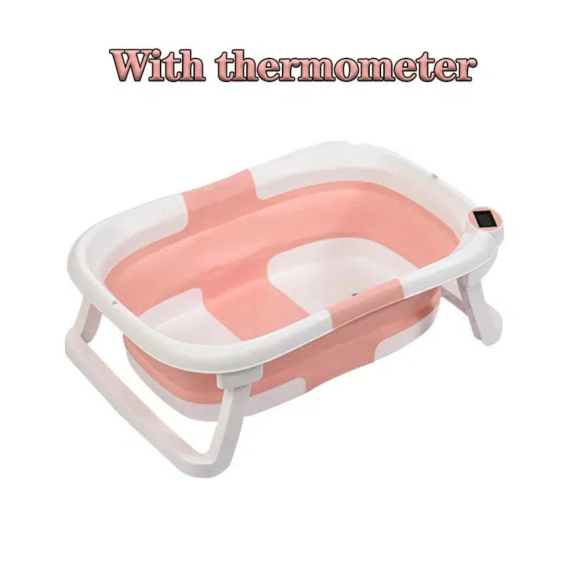 Real-time Temperature Silicone Baby Bathtub-Bathtubs-Bennys Beauty World