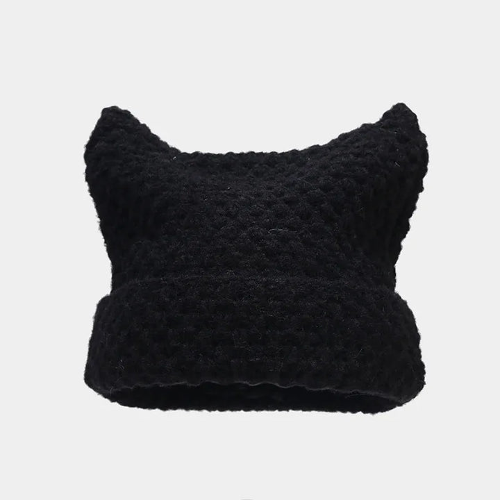 Women Girls Autumn Winter Cute Cat Ears Cap