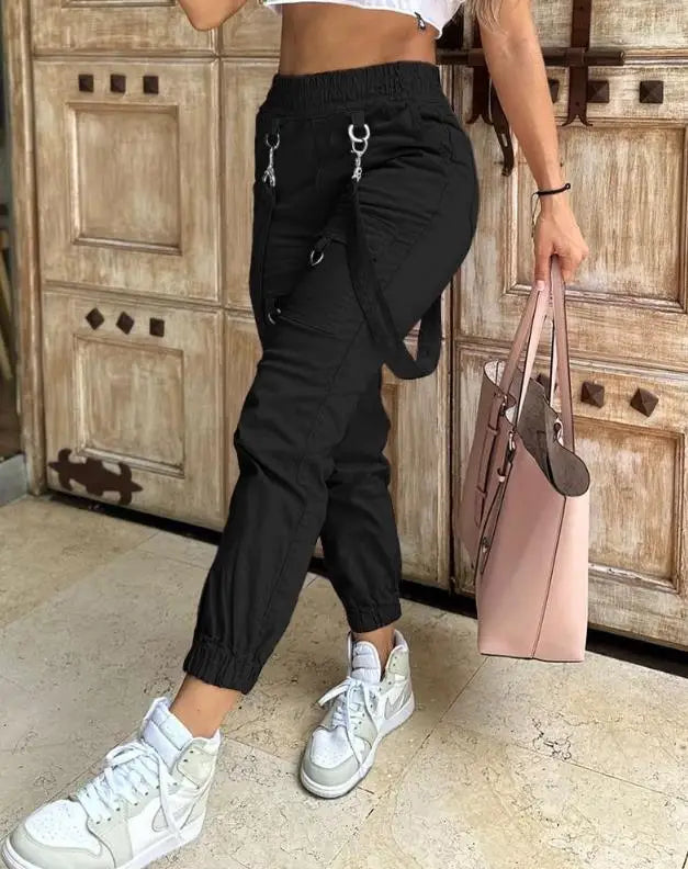 Women's Cargo Pants Casual Trousers