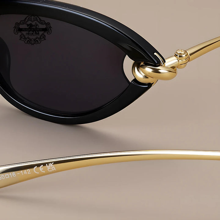PLAZA DE TORS Cat Eye Sunglasses – UV400 &amp; Anti-Reflective Women&