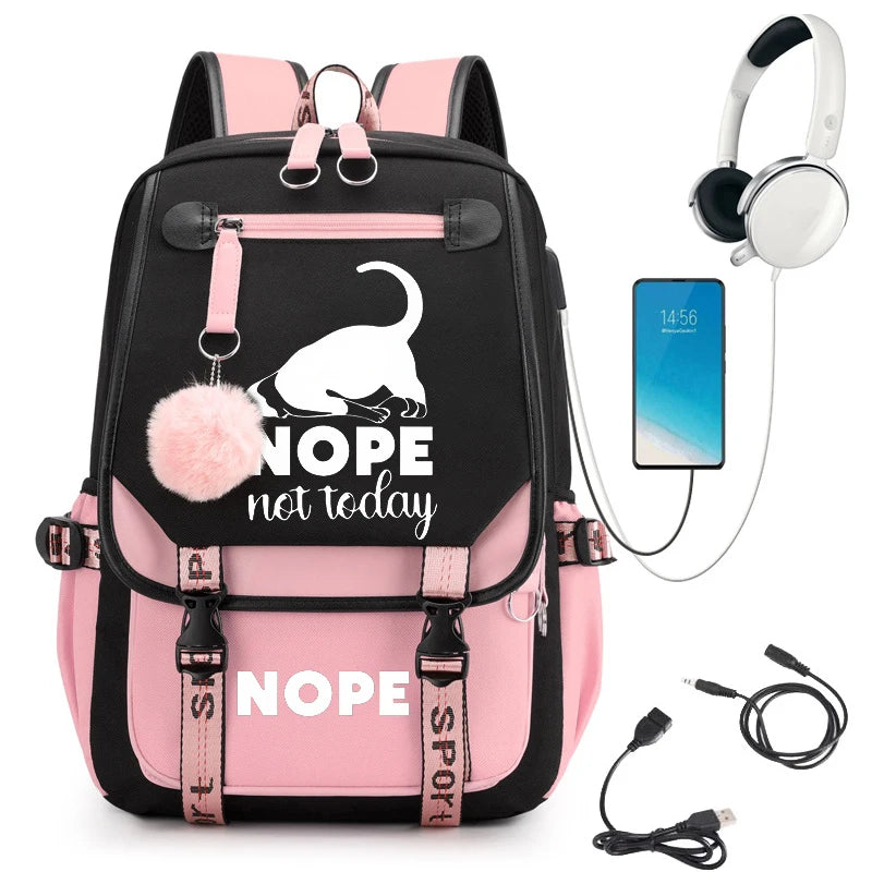 Women Schoolbag Waterproof Large Capacity S