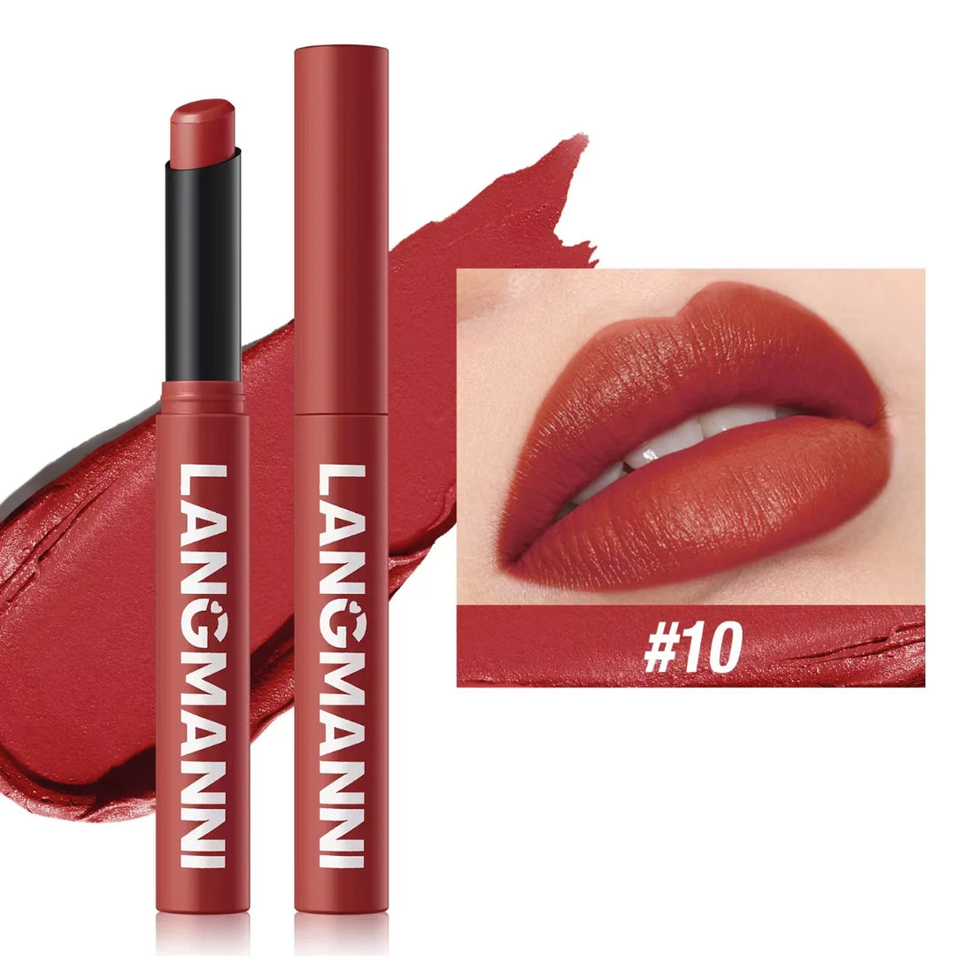 Twelve-color Matte Lipstick Pearly Highlighter Eyeshadow Stick