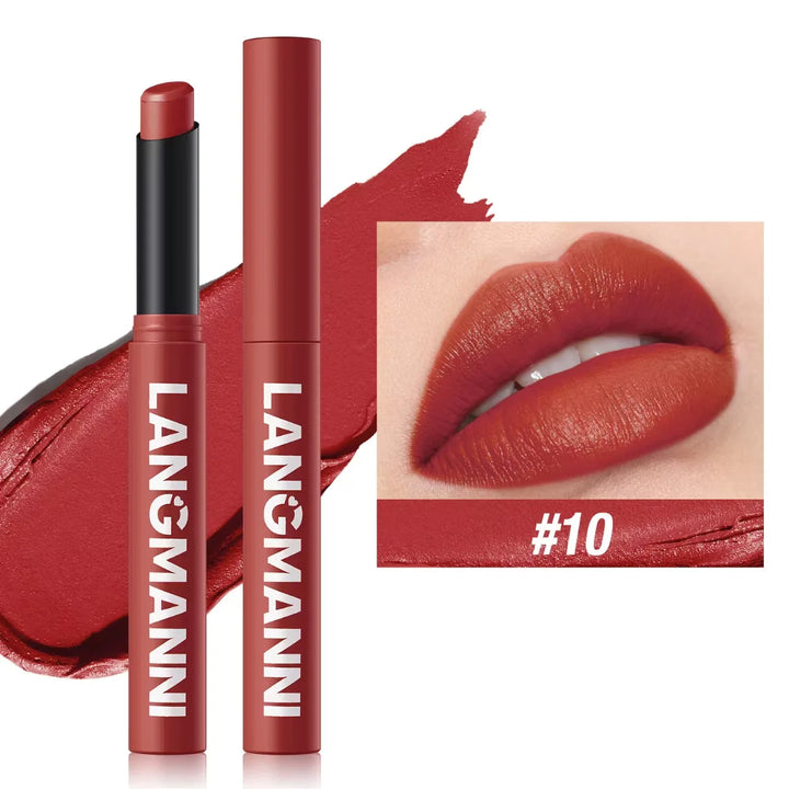 Twelve-color Matte Lipstick Pearly Highlighter Eyeshadow Stick