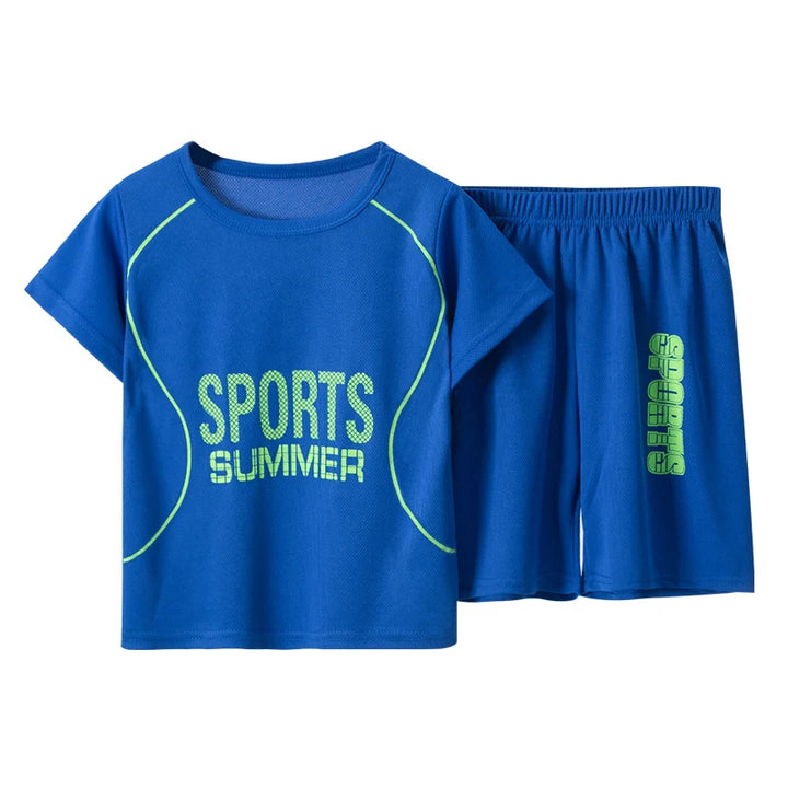 2/4 Pieces Of Summer Children's Quick-drying Kids Sports Outfit-Outfit Sets-Bennys Beauty World