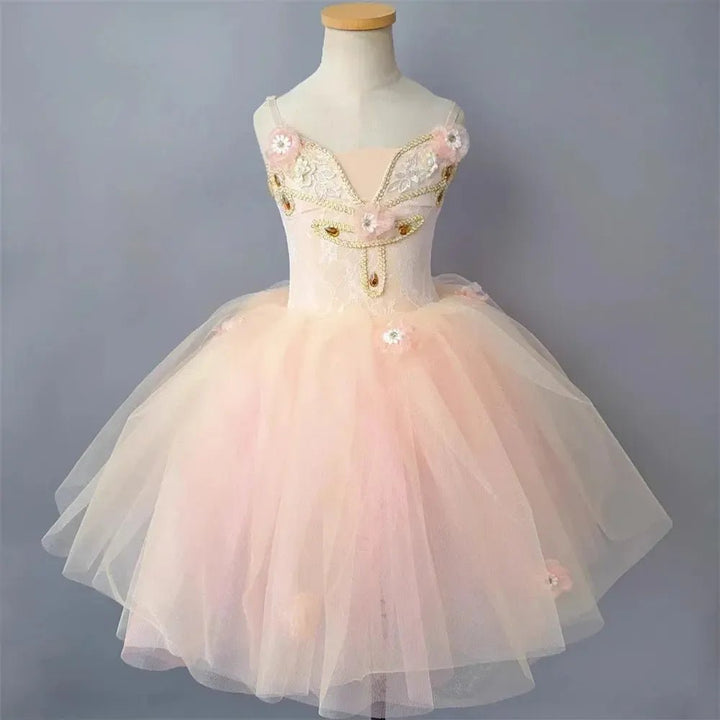 Girls Ballet Tutu Dress – Leotard &amp; Skirt Costume - Bennys Beauty World