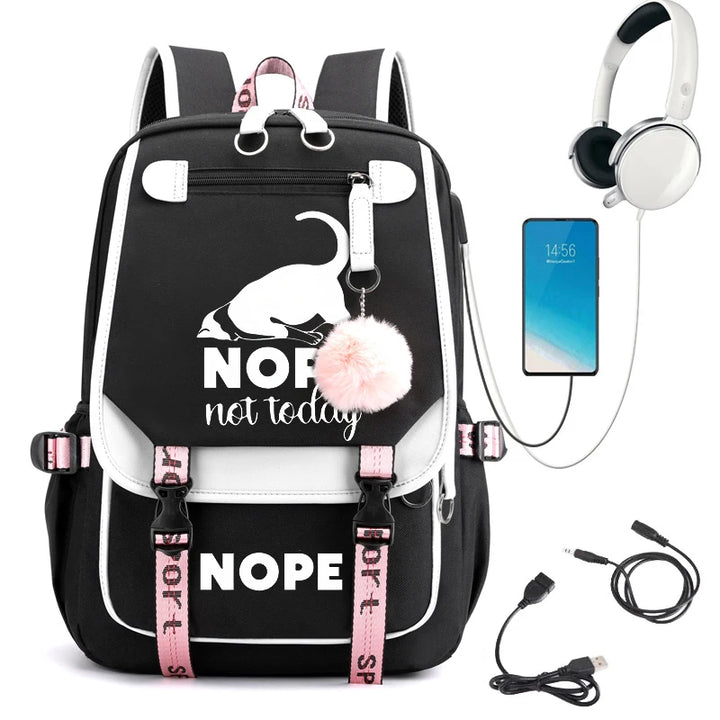 Women Schoolbag Waterproof Large Capacity S