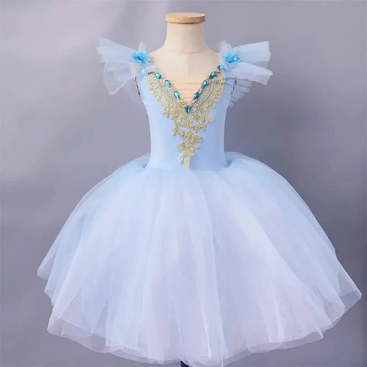 Girls Ballet Tutu Dress – Leotard &amp; Skirt Costume - Bennys Beauty World