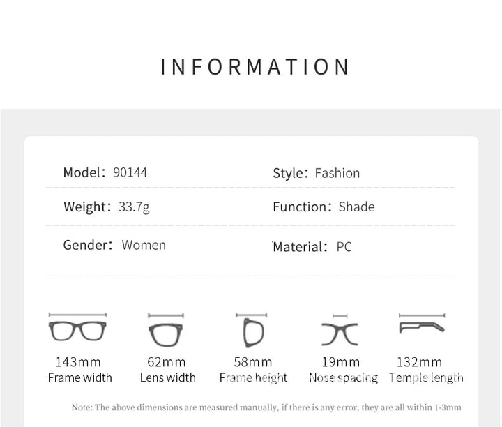 Vintage Square Frameless Sunglasses – Gradient Mirror Lenses for Women