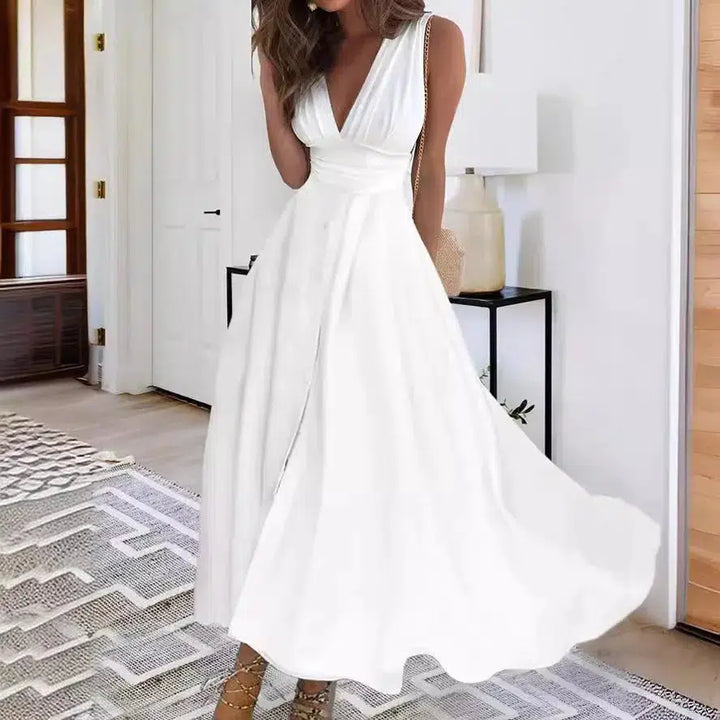 Sleeveless Wedding Dresses And Party Gowns-Bennys Beauty World