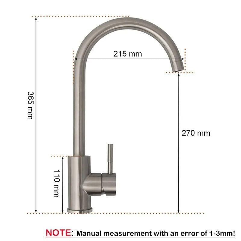 Stainless Stee 360 ° Rotating Faucet-Faucet-Arlik interiors