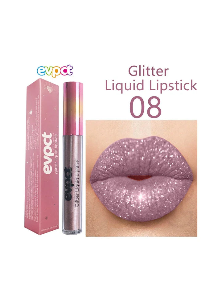 15 Colors Sexy Shimmer Diamond Glitter Matte Lip Gloss