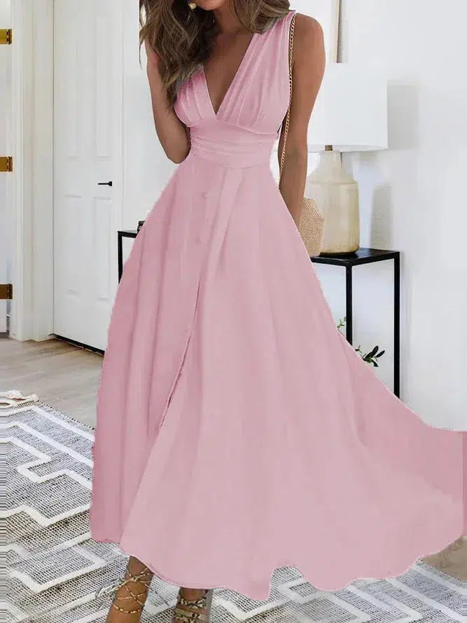 Sleeveless Wedding Dresses And Party Gowns-Bennys Beauty World