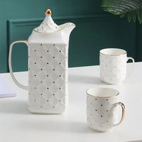 Ceramic coffee cup and jug set-Mug-Arlik interiors