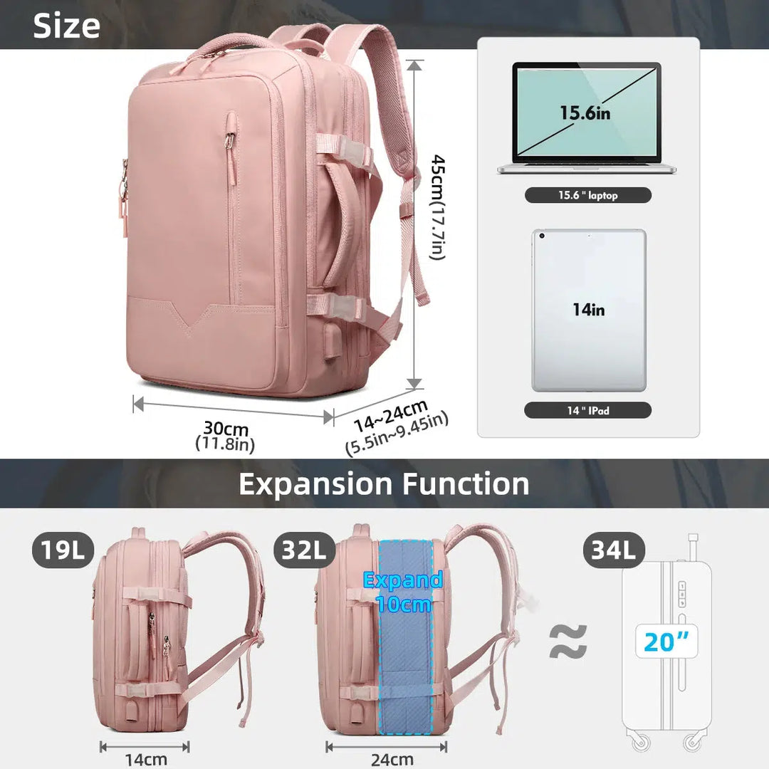 Travel Backpack for Women Waterproof Multifunctional Backpack-Bennys Beauty World