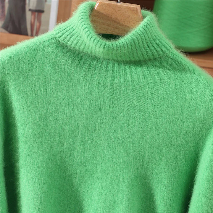 Women’s Cashmere High-Lapel Sweater