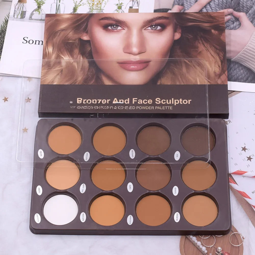Matte Face Foundation Contour Palette