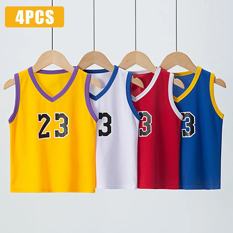 2/4 Pieces Of Summer Children's Quick-drying Kids Sports Outfit-Outfit Sets-Bennys Beauty World