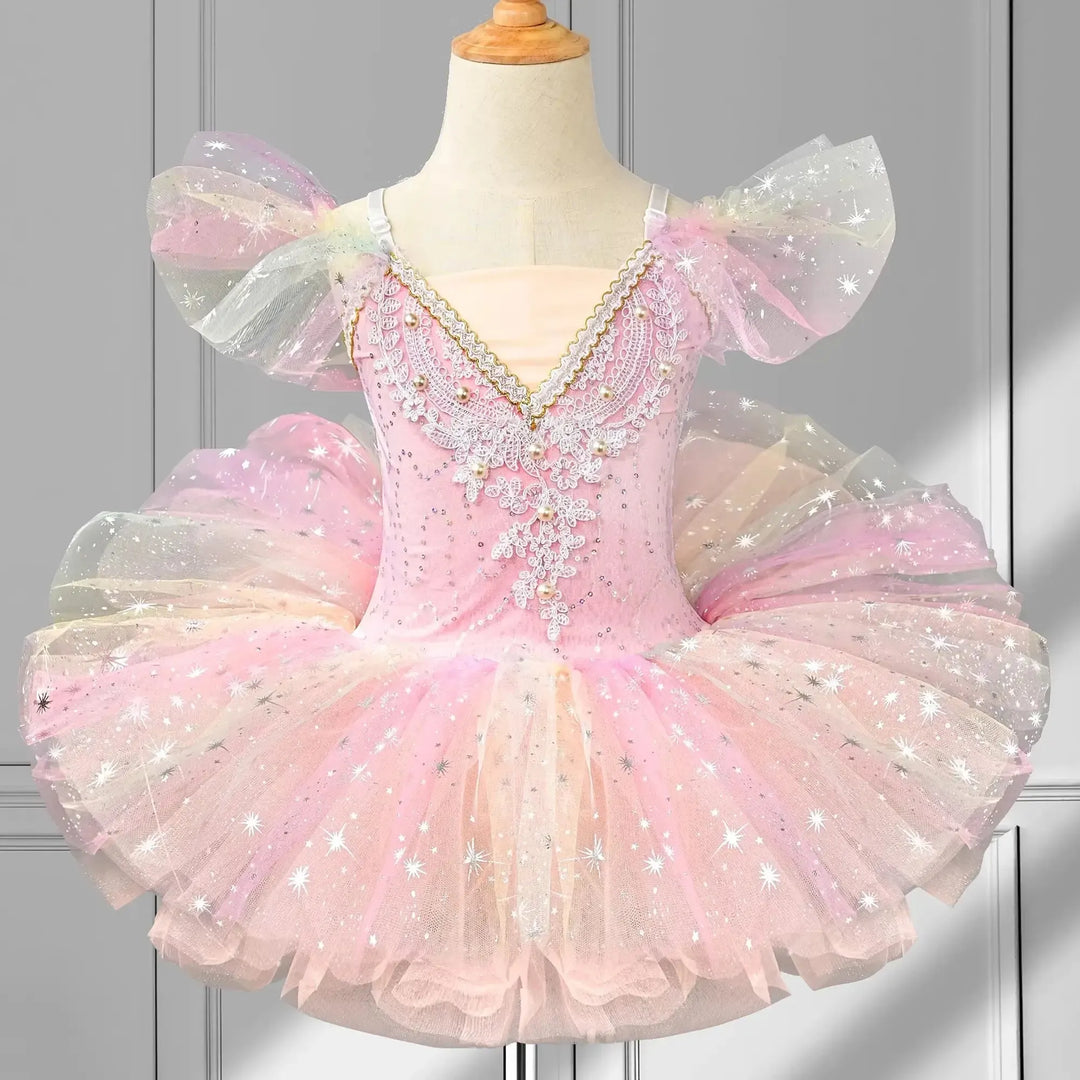 VIKITA Girls Flare Sleeve Princess Dress – Sizes 3T–10T - Bennys Beauty World