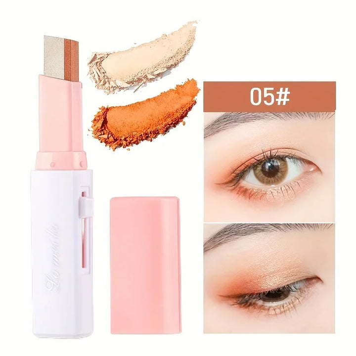 2 in 1 Pearly Highlighter Eyeshadow Stick Glitter Eyeshadow Eyeliner Stick