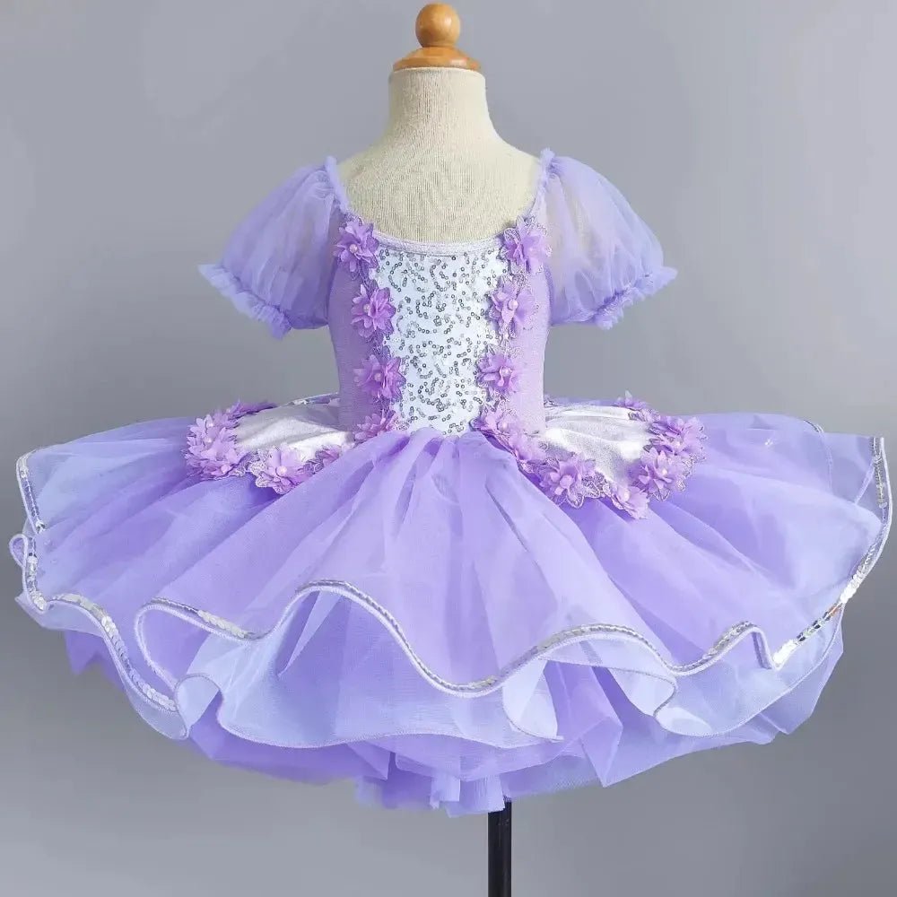 Girls Ballet Tutu Dress – Sleeveless Dance Leotard &amp; Skirt - Bennys Beauty World
