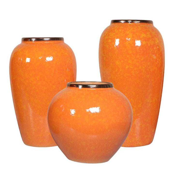 Ceramic Vase Home Decor Table Flower Pot-Vases-Arlik interiors