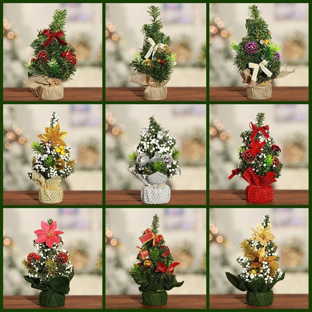 Mini Christmas Tree Home Office Desktop Decorations