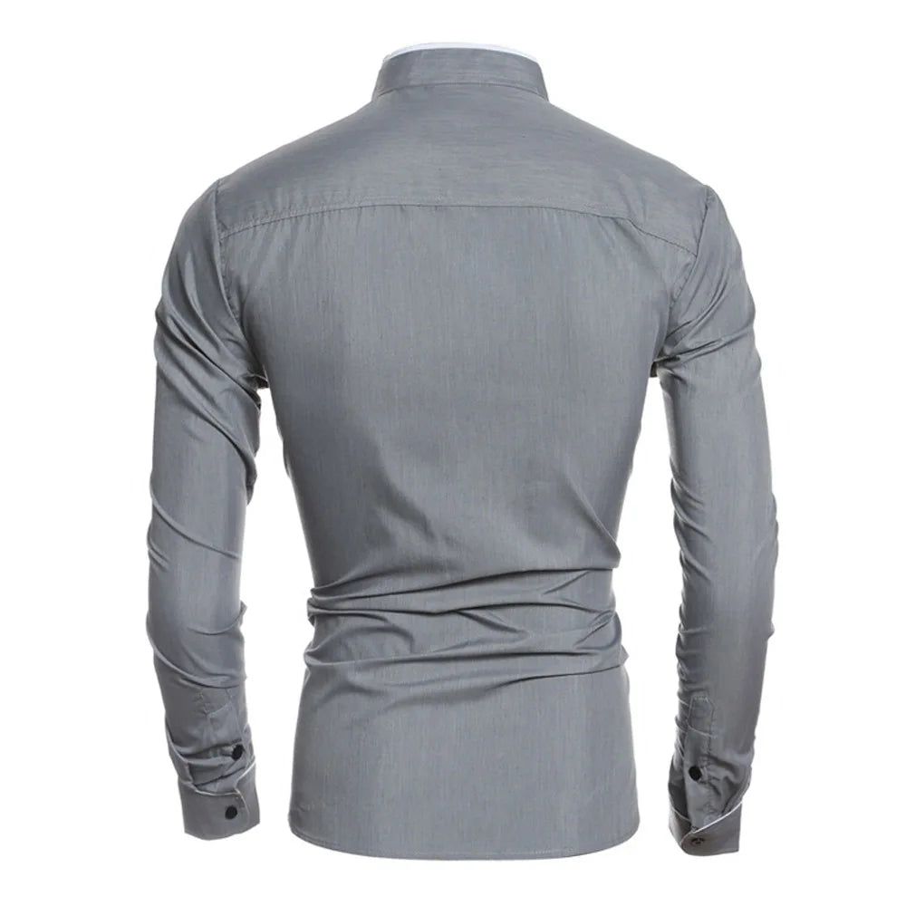 Men's Luxury Casual Formal Long Sleeve Shirt