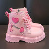 Girls Pink Breathable Princess Casual Short Boots-Shoes-Bennys Beauty World