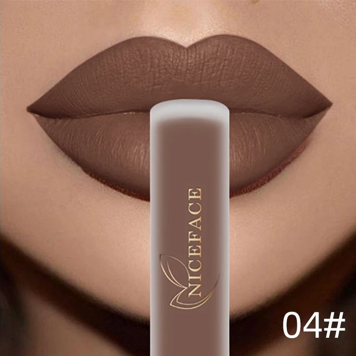 NICEFACE Nude Liquid Lipsticks, Waterproof