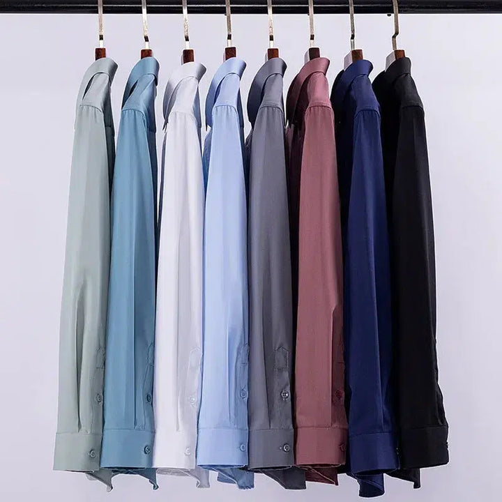 Mens Anti-Wrinkle Long Sleeve Shirts