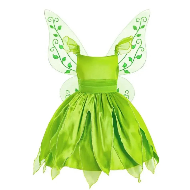 Girls Fairy Princess Dress with Wings – Halloween Costume - Bennys Beauty World