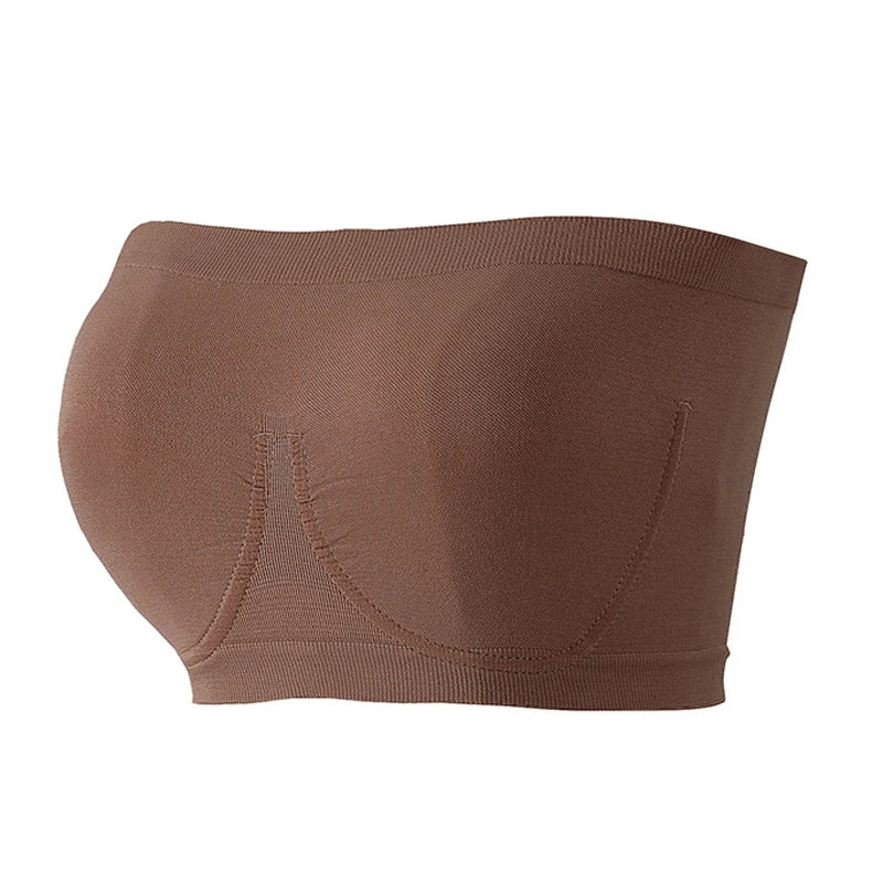 Women's Strapless Tube Top Camisole with Bow