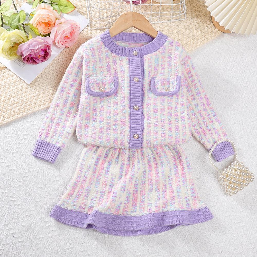 Kids Winter Sweater Dress-Dresses-Bennys Beauty World